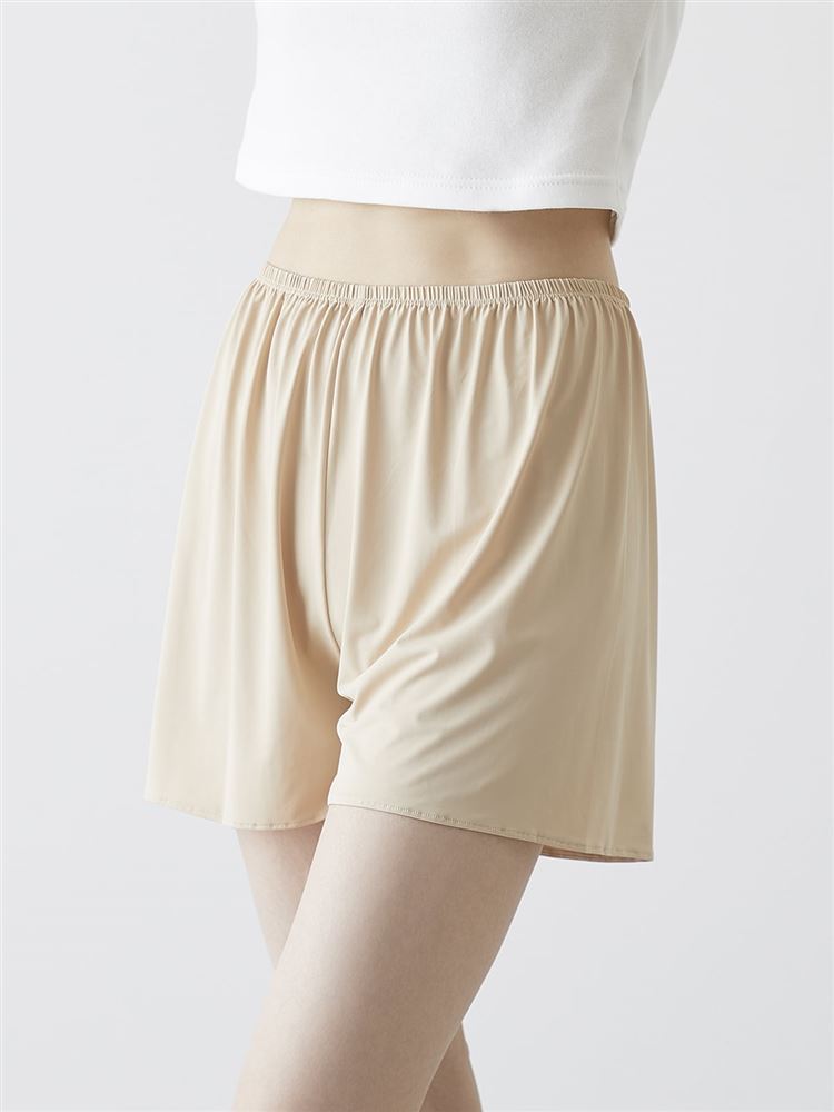 Anti-Sheer Culotte Slip Shorts 1-Inch Short | Quick-Dry & Anti-Static Comfort