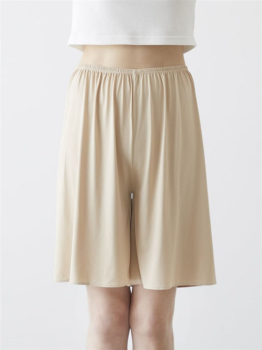 Anti-Sheer Culotte Slip Shorts 5-Inch Length | Static-Free, Quick-Dry & Ultra-Smooth
