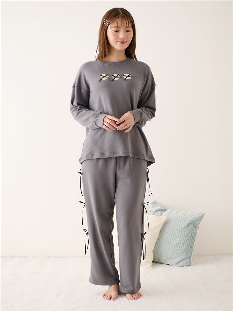 Temperature Control Ribbon Cupcake Print Pajamas – Soft & Stretchy Loungewear