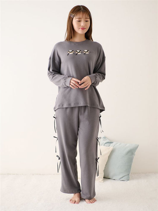 Temperature Control Ribbon Cupcake Print Pajamas – Soft & Stretchy Loungewear