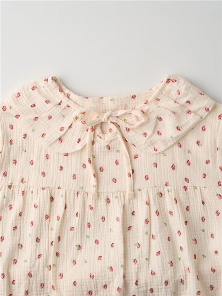 100% Cotton Fruit Print Gauze Nightdress | Soft, Breathable & Cute Loungewear