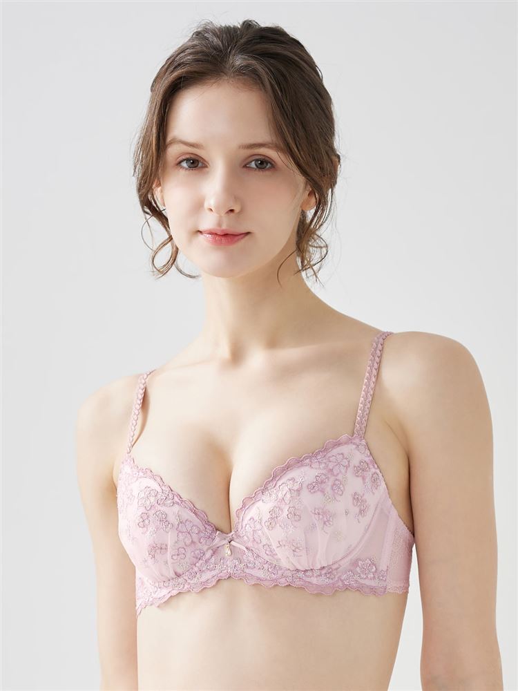 [Eternal Bra] Evelyn Bloom Bra & Panty Set – Romantic Fit, Everyday Elegance
