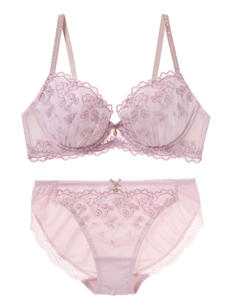 [Eternal Bra] Evelyn Bloom Bra & Panty Set – Romantic Fit, Everyday Elegance
