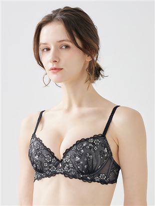 [Eternal Bra] Evelyn Bloom Bra & Panty Set – Romantic Fit, Everyday Elegance