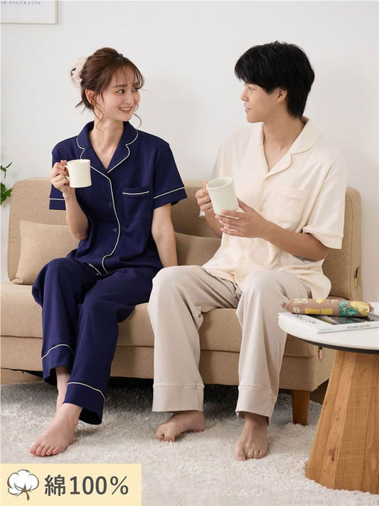 Chuturan Innerwear Cotton 100% Relax Pajamas (Short Sleeve) | Soft & Smooth | Breathable Sleepwear