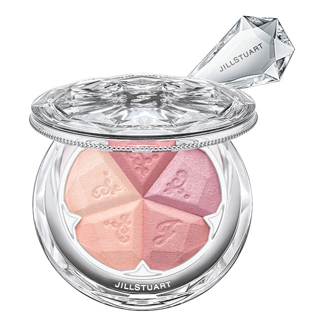 JILL STUART Bloom Mix Blush Compact | 5-Color Cheek Palette with Radiant Glow