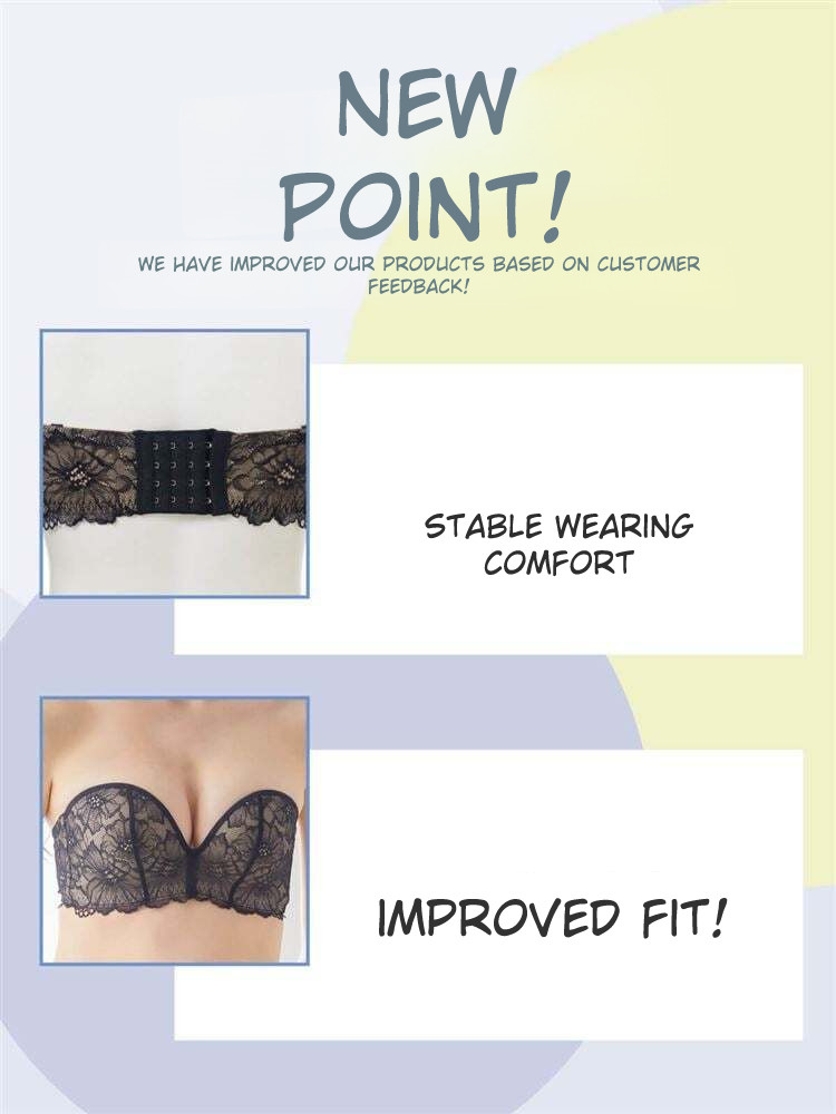[Ultimate Lift] Tokumori Strapless Bra | Wire-In Tube Top with Max Volume Boost