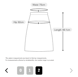 GALLARDAGALANTE Stretch Maxi Tight Skirt 2  3 Sizes  High-Waist I-Line Silhouette