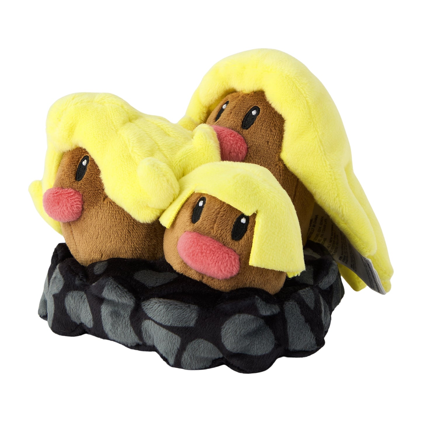 Pokémon Fit Alolan Dugtrio Plush – Palm-Sized Alola Region Series