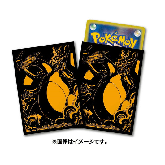 Pokémon TCG Deck Shield Pro “Charizard” | 64-Sleeve Set | Smooth Shuffle Premium Protection