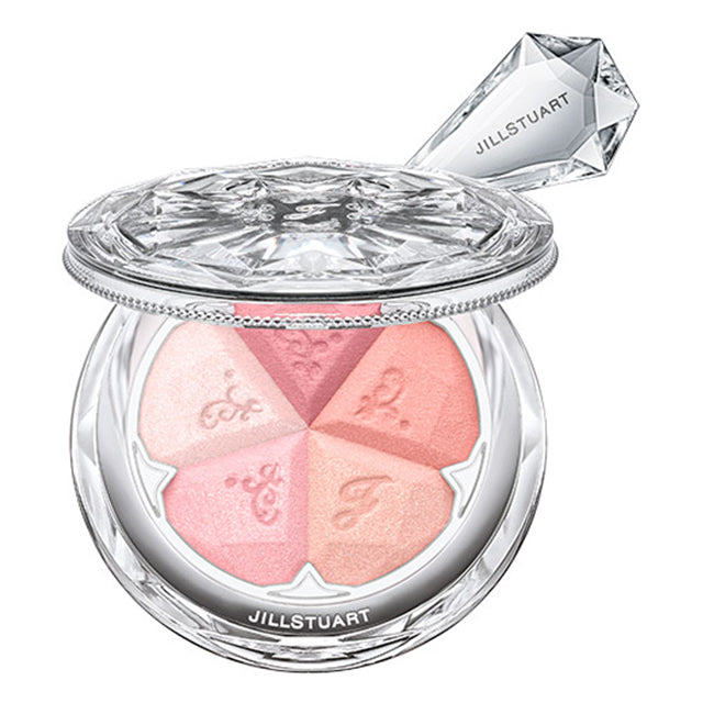JILL STUART Bloom Mix Blush Compact | 5-Color Cheek Palette with Radiant Glow