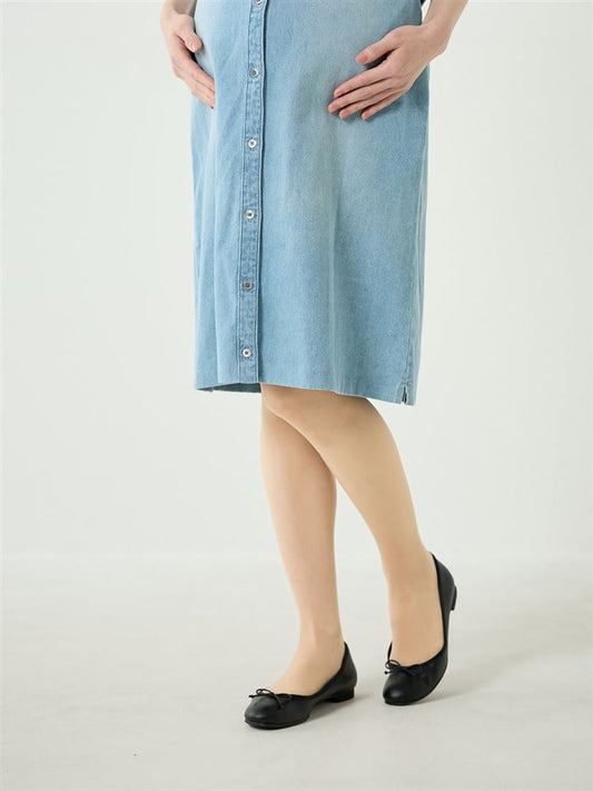 Maternity Stockings | Gentle Wide Waistband, 3D Belly Support, Run-Resistant Design