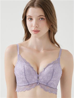 [Maximum Volume, Zero Wires] Tokumori No-Wire Bra | Ultimate Comfort & Lift in Lace