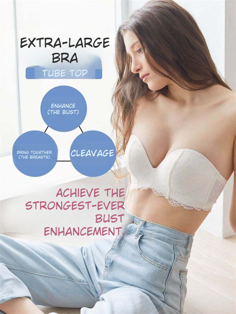 [Ultimate Lift] Tokumori Strapless Bra | Wire-In Tube Top with Max Volume Boost