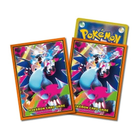 Pokémon TCG Deck Shield Sleeves – Mega Charizard X | 64-Pack Protective Card Sleeves