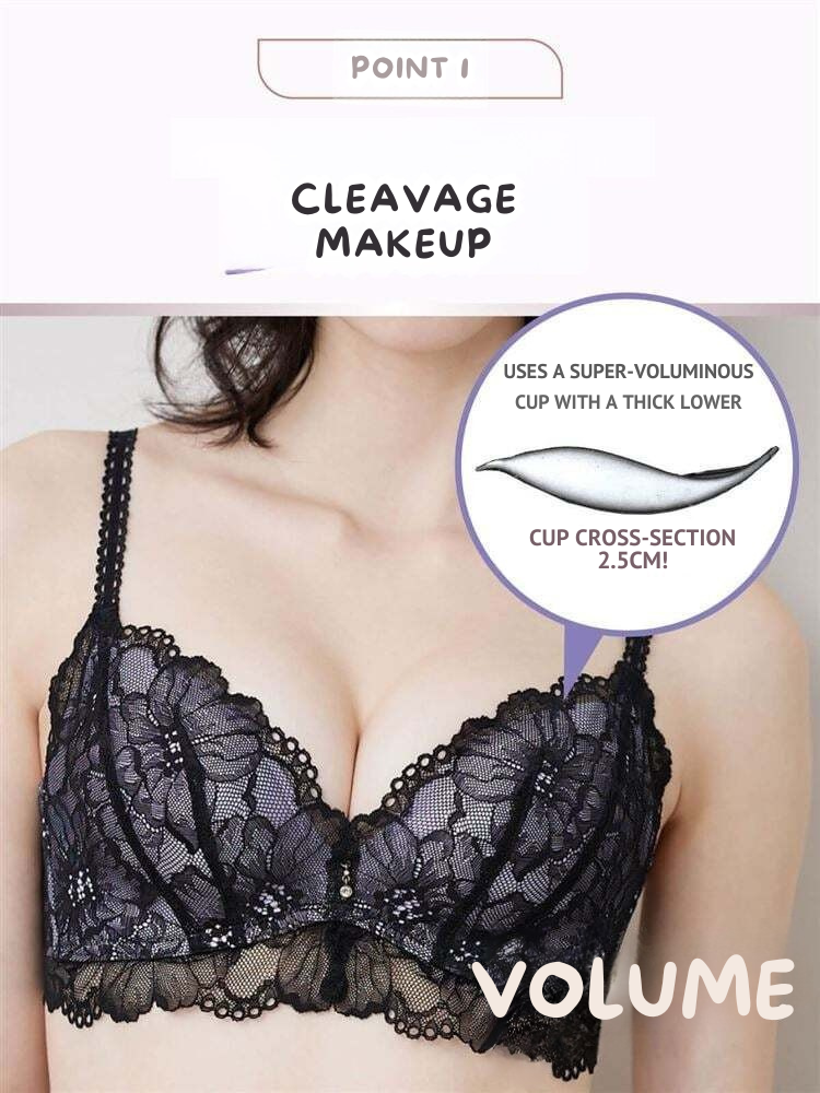 [Ultimate Lift] Tokumori Bra by tutuanana | Deep Plunge, High Push-Up &  Luxe Lace Finish