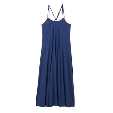 Speedo Refined Long Dress - Quick-Dry UV Cover-Up (Black/Violet/Navy)