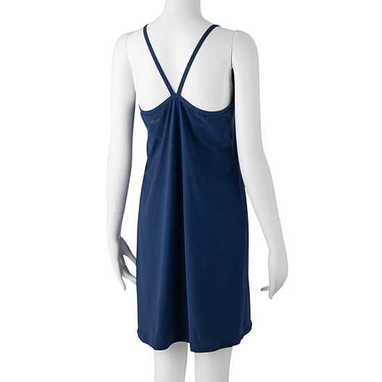 Speedo Refined Dress - Quick-Dry UV Swim Dress (Black/Navy Blue)