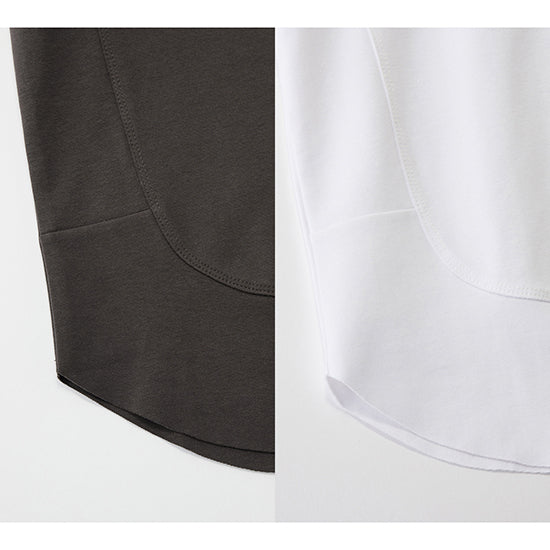 Dignite Collier Washable Back-Slit Hem Switch T-Shirt Elegant Structure Meets Everyday Comfort