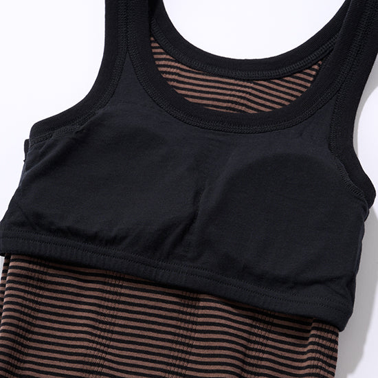 Robert P. Miller Cup-Inserted Tank Top – Soft Cotton, U-Neck, and Stress-Free Comfort