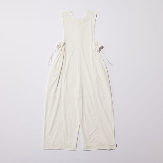 ALEGRE Half-Zip Active Jumpsuit (Off-White/Black)