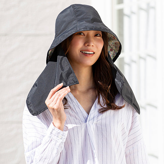 PROIDEA 3-Way Multi-Functional Sun Hat (Black/Beige)