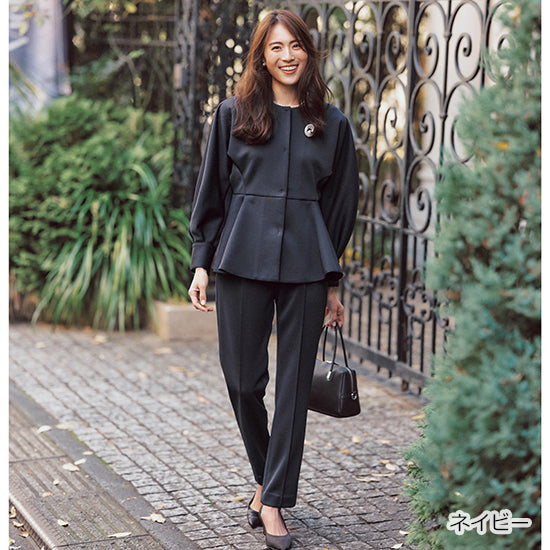 THREE SQUARE Stretch Slim Pants – Wrinkle-Resistant & Flattering Fit
