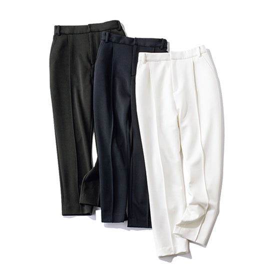 THREE SQUARE Stretch Slim Pants – Wrinkle-Resistant & Flattering Fit