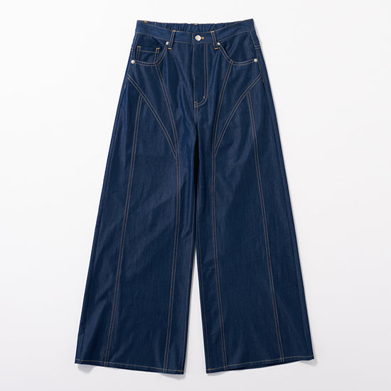 Muel Chic Tencel Denim Pants – Elegant Drape & Ultra-Soft Feel