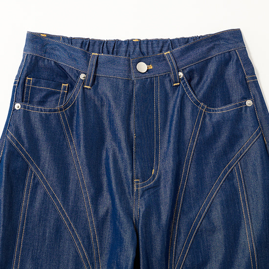 Muel Chic Tencel Denim Pants – Elegant Drape & Ultra-Soft Feel