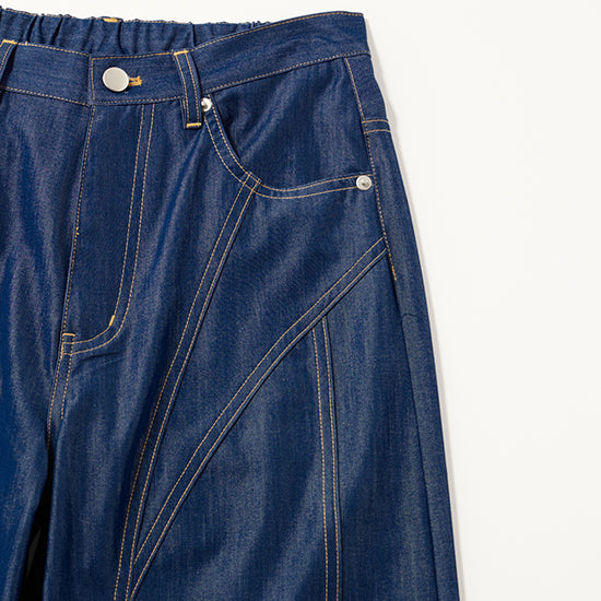 Muel Chic Tencel Denim Pants – Elegant Drape & Ultra-Soft Feel