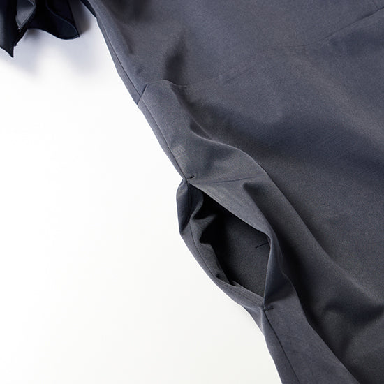 THREE SQUARE Frill Sleeve All-in-One – Elegant Jumpsuit with Water-Repellent Finish
