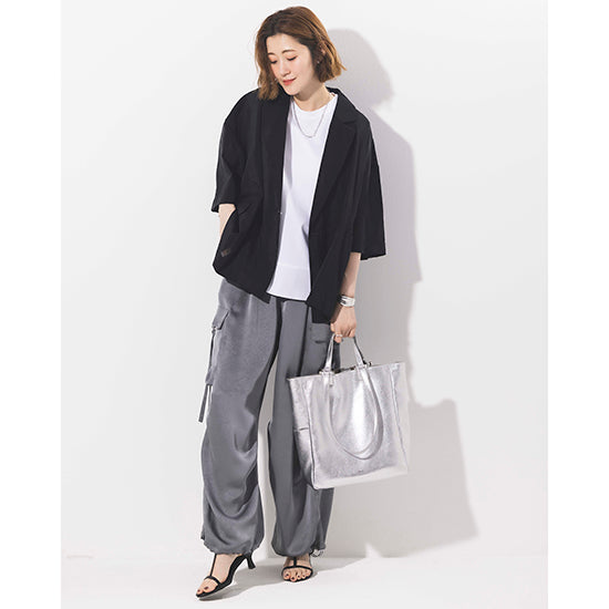 Dignite Collier Washed Sleeveless Pullover (Off-White/Charcoal)