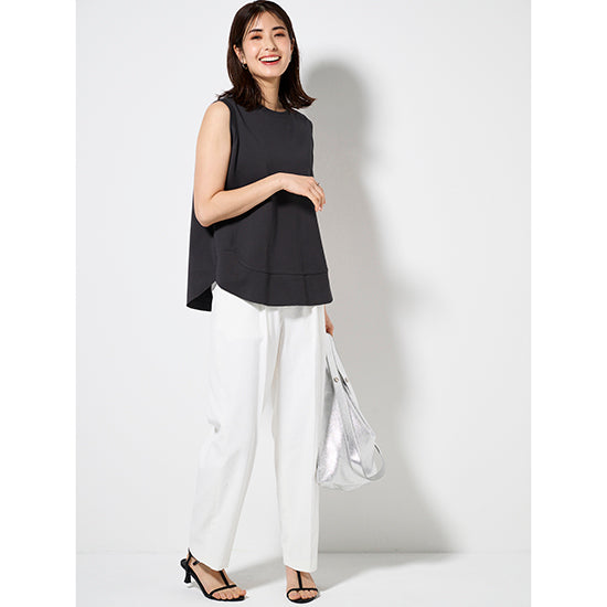 Dignite Collier Washed Sleeveless Pullover (Off-White/Charcoal)