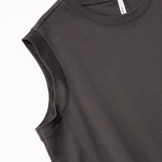 Dignite Collier Washed Sleeveless Pullover (Off-White/Charcoal)