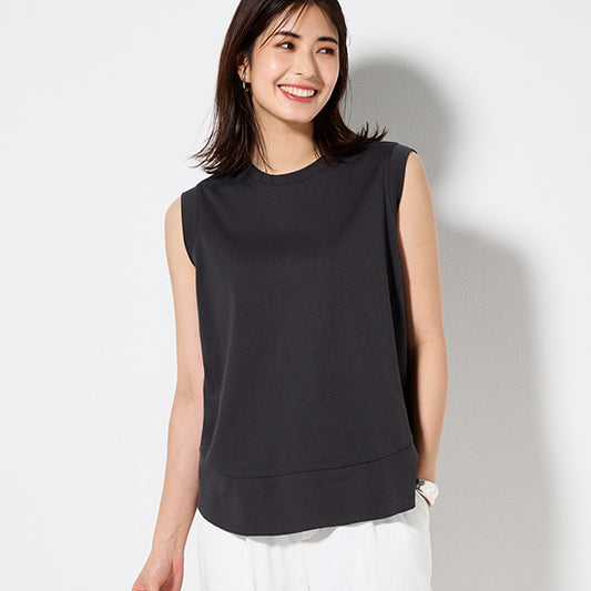 Dignite Collier Washed Sleeveless Pullover (Off-White/Charcoal)