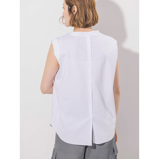 Dignite Collier Washed Sleeveless Pullover (Off-White/Charcoal)