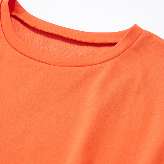 RAW FUDGE Balloon Flare Sleeveless Pullover (Black/Orange)