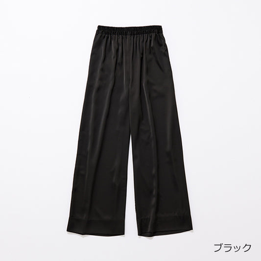 WRAY Relaxed Fit Matte Satin Wide Pants