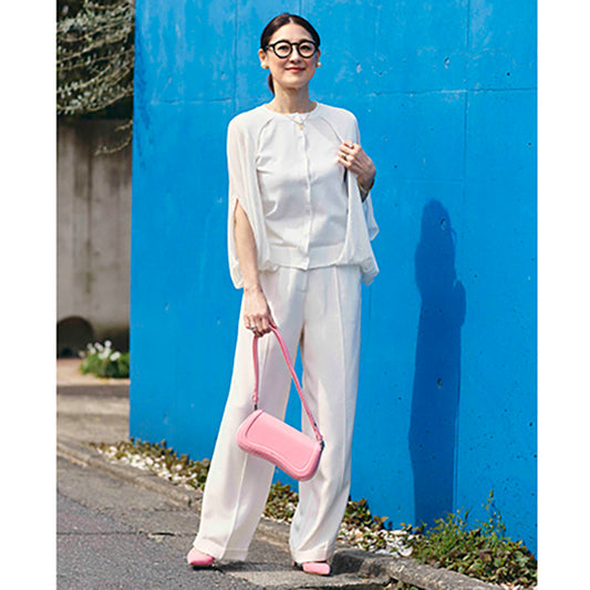 Cape-Style Layered Knit Cardigan – Sheer Elegance with a Twist