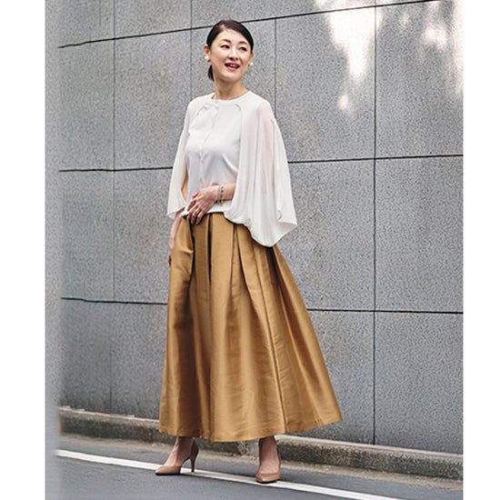 Cape-Style Layered Knit Cardigan – Sheer Elegance with a Twist