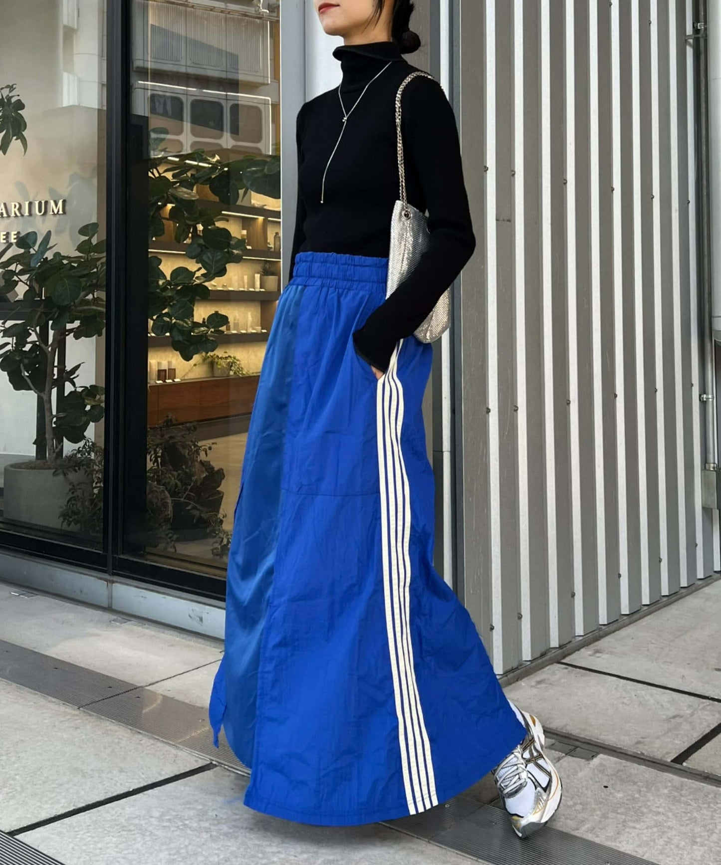 CIAOPANIC TYPY × etsinta Remake Jersey Volume Skirt  Patchwork Sporty Style with A-Line Fit