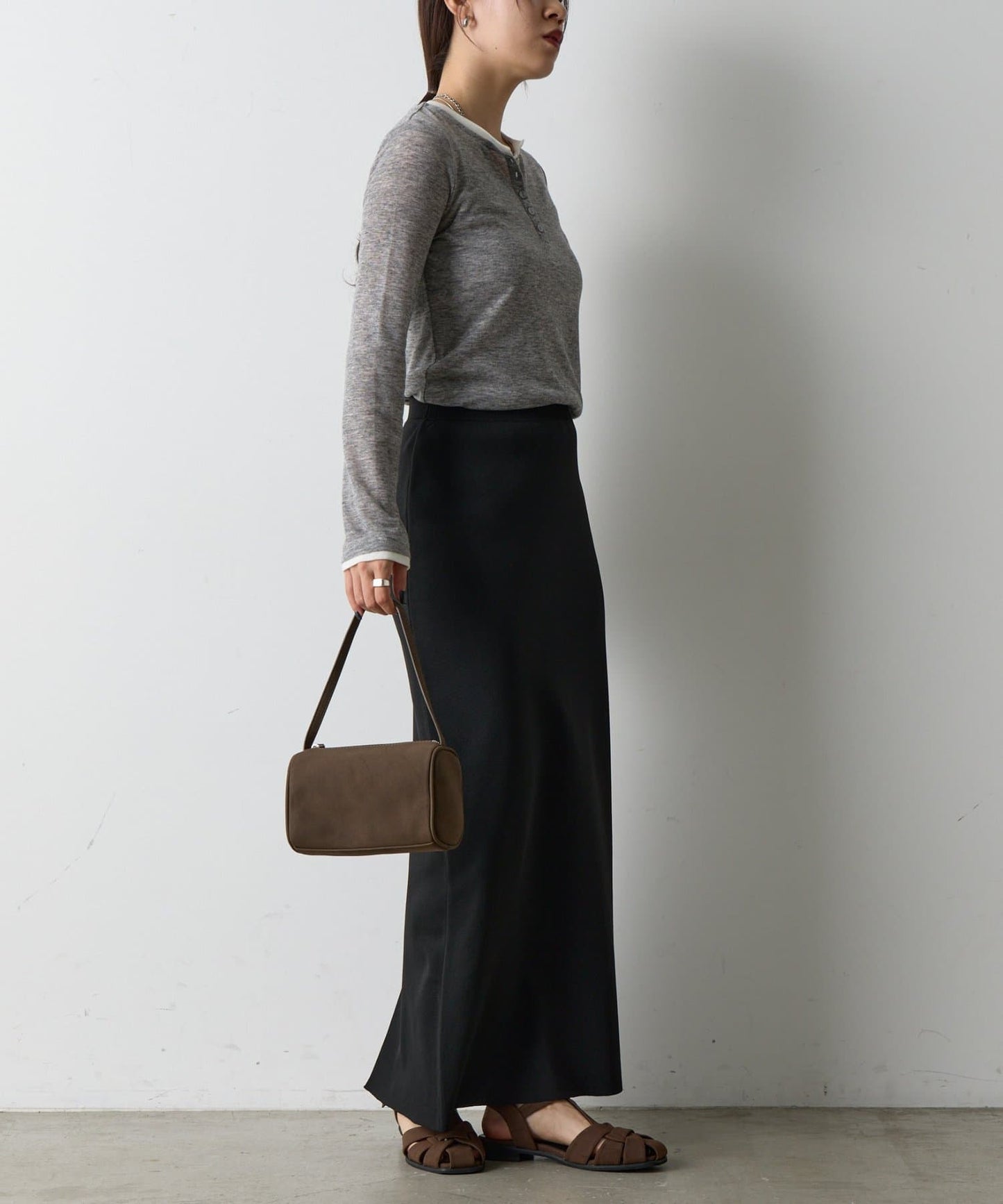 COLONY 2139 Ester Yarn Pencil Skirt  Lightweight Knit with Petite Sizes (PXSPS)