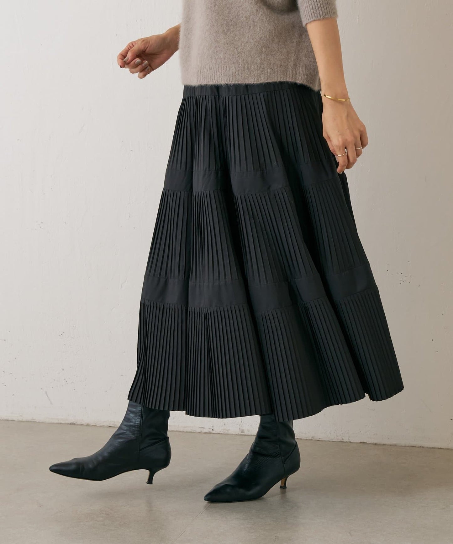 BEARDSLEY Pleated Tiered Skirt  Elegant Flow & Everyday Versatility