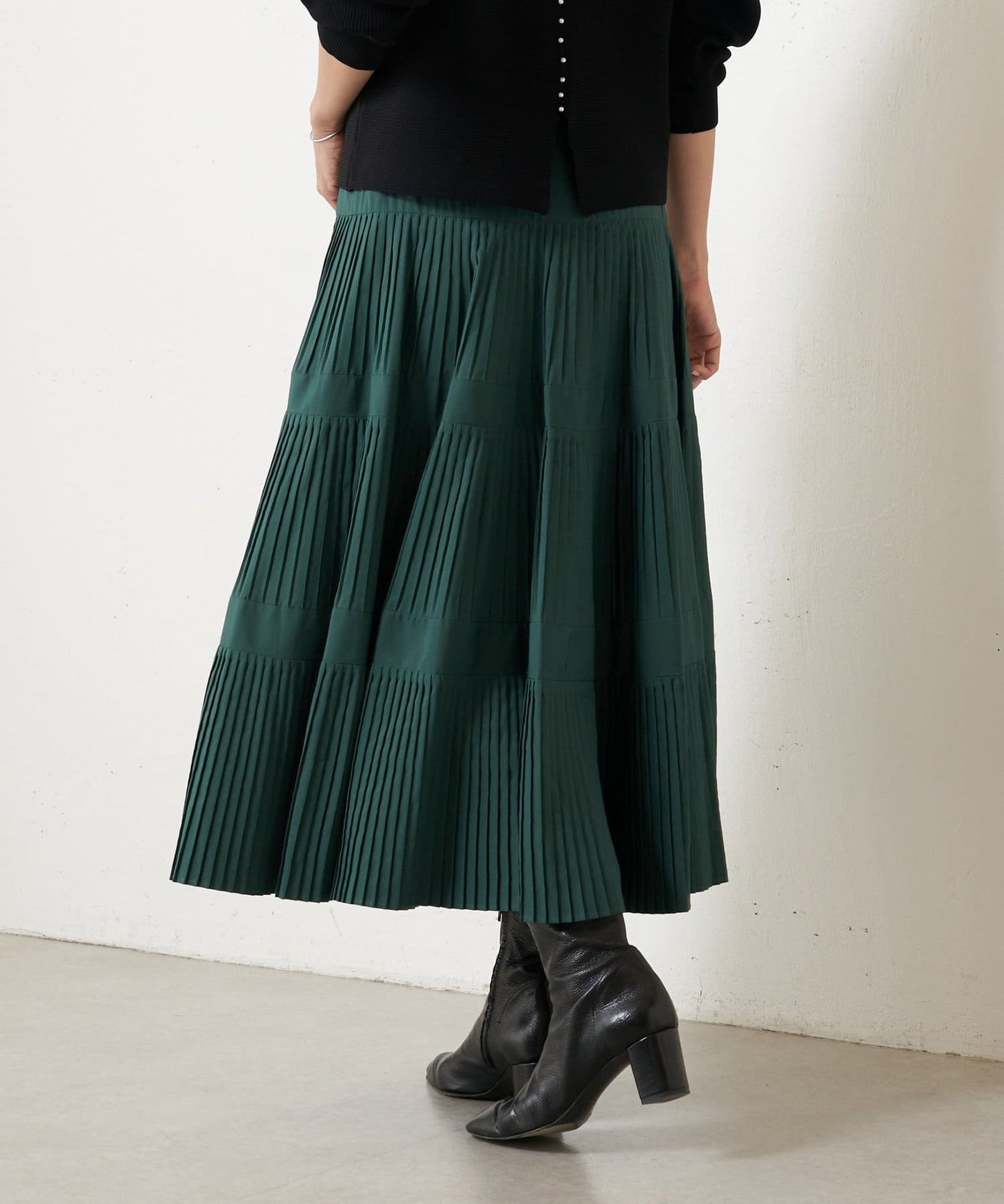 BEARDSLEY Pleated Tiered Skirt  Elegant Flow & Everyday Versatility