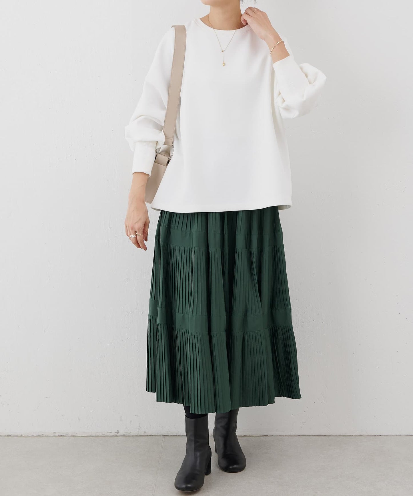 BEARDSLEY Pleated Tiered Skirt  Elegant Flow & Everyday Versatility