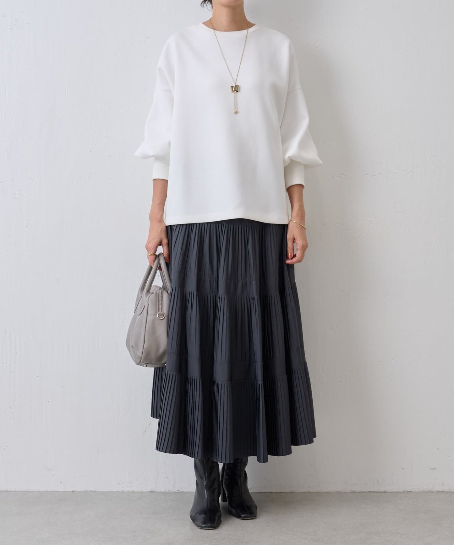 BEARDSLEY Pleated Tiered Skirt  Elegant Flow & Everyday Versatility