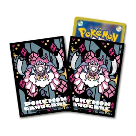 Pokémon Card Game Deck Shield Premium Mat “Mega Diancie” | 64-Sleeve Set | Smooth Matte Finish for Standard Decks