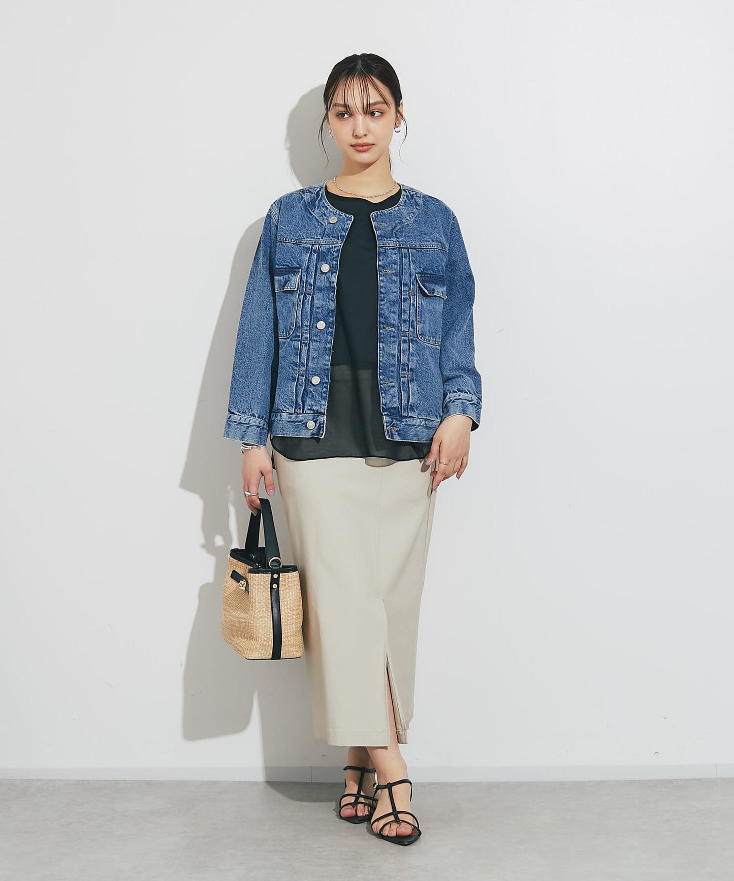 un dix cors Stretch Narrow Skirt  All-Season Slim Silhouette with Comfortable Fit