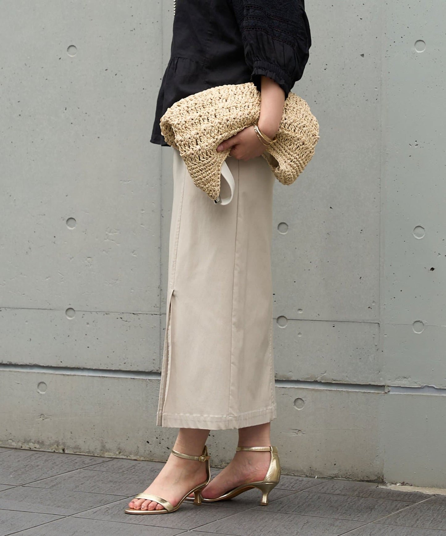 un dix cors Stretch Narrow Skirt  All-Season Slim Silhouette with Comfortable Fit